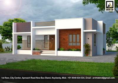 Exterior Designs by Civil Engineer Arshad Paloli ARCHLAB, Kozhikode | Kolo