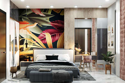 Bedroom, Furniture, Lighting Designs by Interior Designer paridhi rai, Jaipur | Kolo