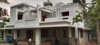 Exterior Designs by Contractor Vijayan Suresh, Thiruvananthapuram | Kolo
