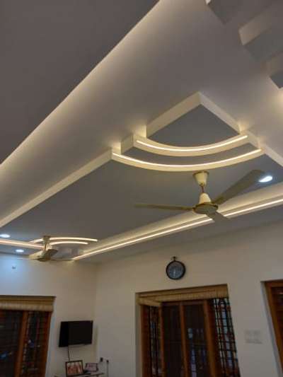 Ceiling, Lighting, Window Designs by Contractor Aazam sheikh, Indore | Kolo