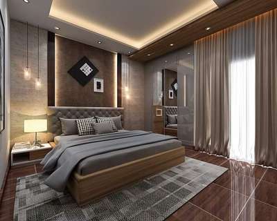 Bedroom, Furniture, Lighting, Storage, Wall Designs by Carpenter M K interior design, Ghaziabad | Kolo