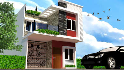Exterior Designs by Civil Engineer er Sohel khan, Ujjain | Kolo