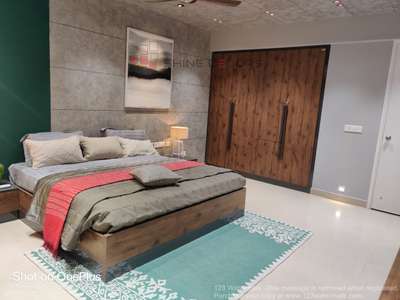 Bedroom, Furniture, Lighting, Storage, Wall Designs by Interior Designer SHINE  DECORS, Ernakulam | Kolo