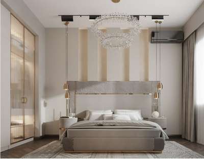 Bedroom, Wall, Furniture, Home Decor, Storage Designs by Interior Designer Lord of Designs, Jaipur | Kolo