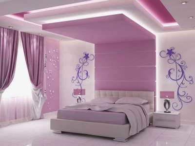 Ceiling, Furniture, Storage, Bedroom, Wall Designs by Contractor Rajiv  Kumar, Ghaziabad | Kolo