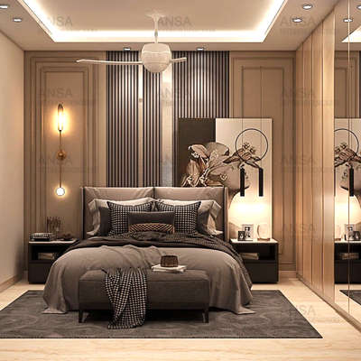 Bedroom, Furniture, Lighting, Storage Designs by Contractor Well Done Contractors, Delhi | Kolo