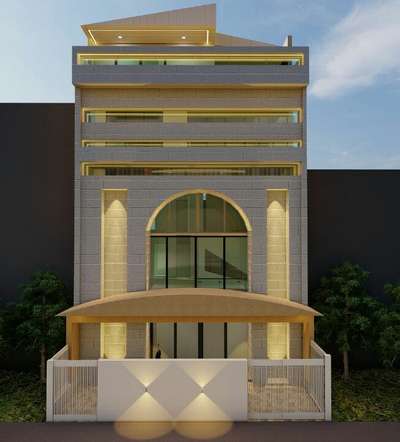 Exterior, Lighting Designs by Architect ar ojaswi asthana, Bhopal | Kolo