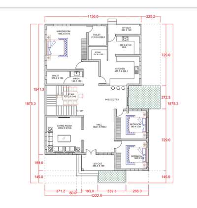 Plans Designs by Home Owner sadik kasaragod , Kasaragod | Kolo