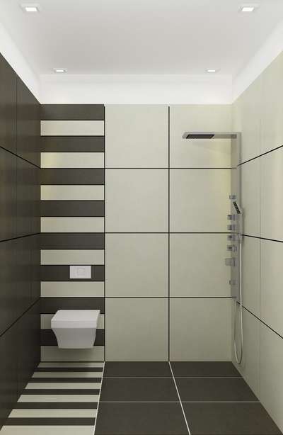 Bathroom Designs by Flooring Jince Varghese, Idukki | Kolo