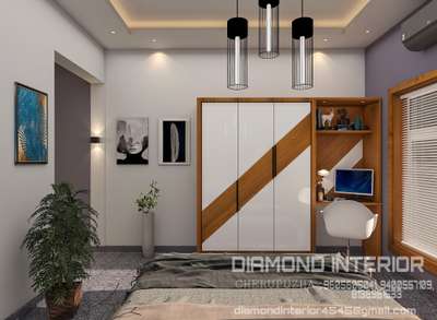 Furniture, Bedroom, Storage, Lighting, Home Decor Designs by Interior Designer Rahulmitza Mitza, Kannur | Kolo
