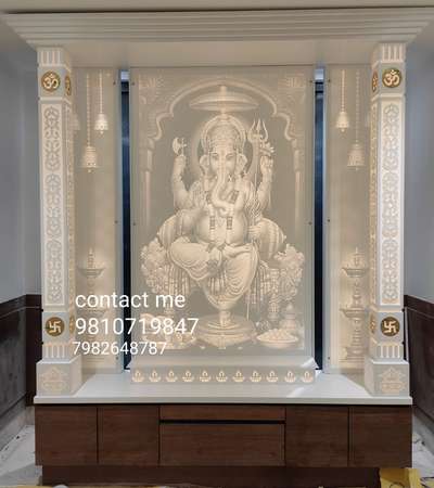 Lighting, Prayer Room, Storage Designs by Service Provider Ram gopal, Delhi | Kolo