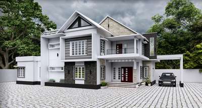 Exterior Designs by Contractor sajeeb saji, Thrissur | Kolo