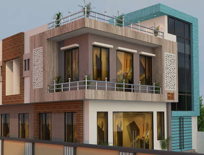 Exterior Designs by Architect Architect Rishabh Gupta, Ghaziabad | Kolo