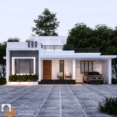 Exterior, Lighting Designs by Contractor à´µàµ€à´Ÿàµ� à´’à´°àµ� à´¸àµ�à´µà´ªàµ�à´¨à´‚ , Kozhikode | Kolo