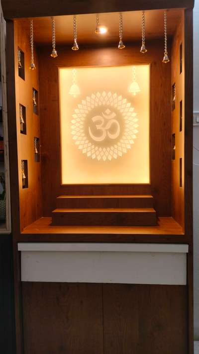 Prayer Room, Lighting, Storage Designs by Electric Works Krishna Electricals, Indore | Kolo