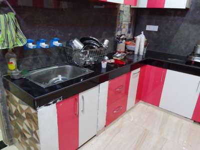 Kitchen, Storage Designs by Contractor Faruk Khan, Faridabad | Kolo