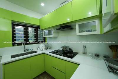 Kitchen, Lighting, Storage, Window Designs by Home Owner Jisha  P V, Thrissur | Kolo