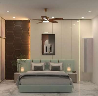Furniture, Lighting, Storage, Bedroom Designs by Contractor Sahil Mittal, Jaipur | Kolo