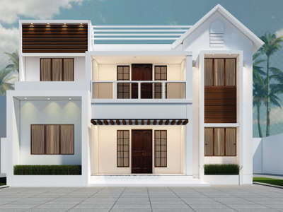 Exterior Designs by Civil Engineer shinto george, Thrissur | Kolo