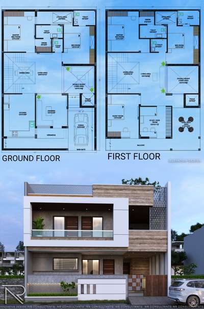 Exterior, Plans Designs by Architect Mahesh  kumar, Ajmer | Kolo