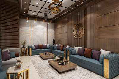 Ceiling, Lighting, Living, Furniture, Table Designs by Architect THE HOME  DESTINATION , Jaipur | Kolo