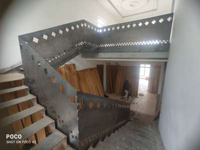 Staircase Designs by Glazier muzammil mohammed, Kozhikode | Kolo