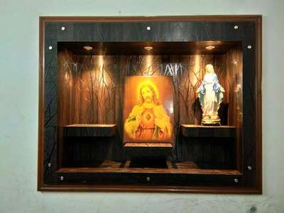 Storage, Prayer Room, Lighting Designs by Carpenter Follow Kerala   Carpenters work , Ernakulam | Kolo