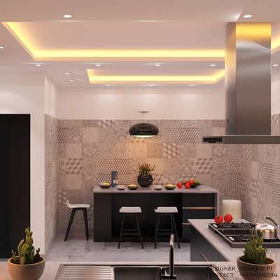 Kitchen, Wall, Dining Designs by Interior Designer Ashique pt, Malappuram | Kolo