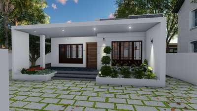 Exterior, Lighting Designs by 3D & CAD saran prem vs, Kottayam | Kolo