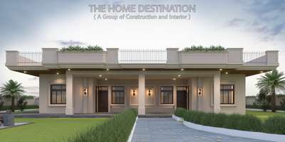 Exterior Designs by Architect THE HOME  DESTINATION , Jaipur | Kolo