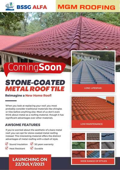 Roof Designs by Building Supplies MGM Waterproofing  CONSTRUCTION CHEMICALS , Kottayam | Kolo