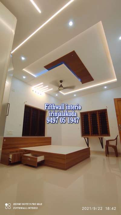 Bedroom Designs by Contractor fifthwall interio, Thrissur | Kolo
