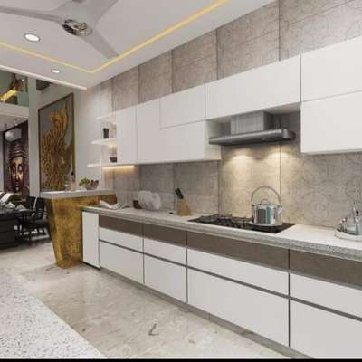 Kitchen, Lighting, Storage Designs by Carpenter Ikbal Malik, Delhi | Kolo