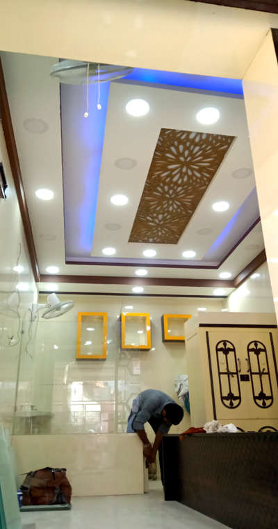 Ceiling, Lighting, Living, Furniture, Storage Designs by Contractor Sk Khan, Ghaziabad | Kolo