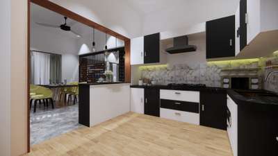 Dining, Furniture, Storage, Table, Kitchen Designs by Civil Engineer Ananthu Sivan, Thiruvananthapuram | Kolo