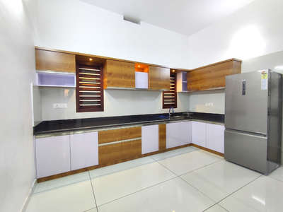 Kitchen, Storage, Window Designs by Contractor sabeesh M sabi, Malappuram | Kolo