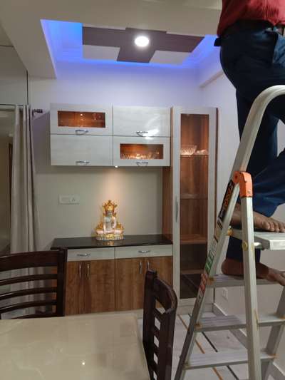 Dining, Furniture, Table, Storage, Prayer Room Designs by Contractor ajay sharma, Ghaziabad | Kolo