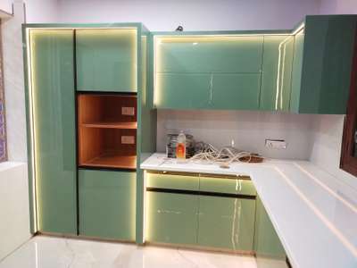 Lighting, Kitchen, Storage Designs by Carpenter Rasheed Malik, Gautam Buddh Nagar | Kolo