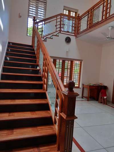 Staircase Designs by Carpenter rajeev  assari, Thiruvananthapuram | Kolo