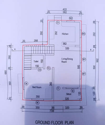 Plans Designs by Civil Engineer BIJIN GEORGE, Kollam | Kolo