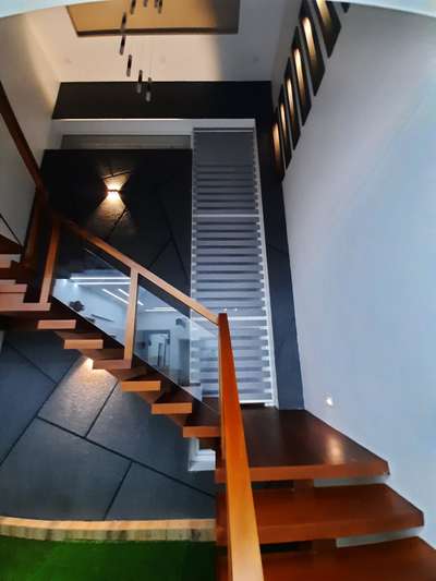 Wall, Lighting, Staircase Designs by Interior Designer shejeer shahim, Thrissur | Kolo