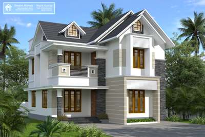 Exterior Designs by Contractor moris  Kumar , Kannur | Kolo