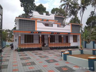 Exterior, Flooring Designs by Contractor akhil anand acharya, Pathanamthitta | Kolo