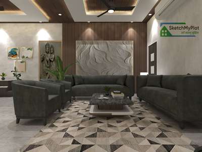 Furniture, Living, Lighting, Table, Wall Designs by Civil Engineer Manisha Bedse, Indore | Kolo