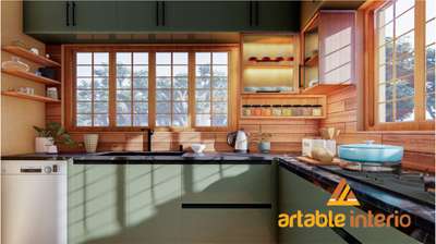 Kitchen, Storage Designs by Interior Designer artable  interiors, Malappuram | Kolo