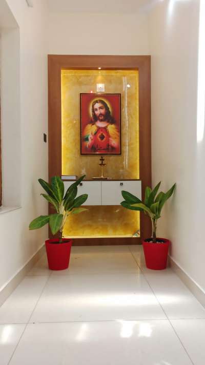 Prayer Room Designs by Interior Designer ᴋʀιꜱʜɴᴀ ɪɴтєʀιᴏʀꜱ, Kollam | Kolo