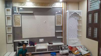 Living, Storage Designs by Interior Designer Acharaj  kumar, Jaipur | Kolo