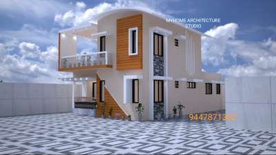 Exterior Designs by Civil Engineer myhome builders, Kollam | Kolo