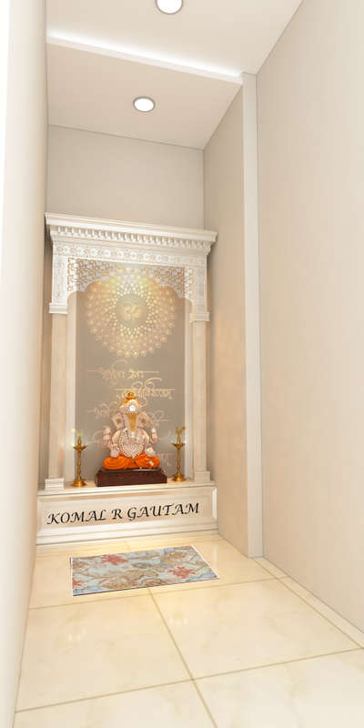 Prayer Room Designs by Architect komal R Gautam, Delhi | Kolo