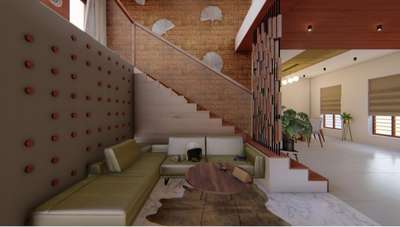 Living, Staircase, Furniture, Home Decor Designs by Interior Designer jithil vadakkepatte, Kozhikode | Kolo